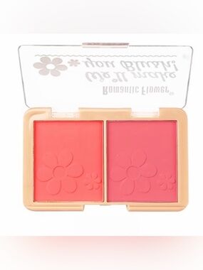 Kohl's Dual  Blush Duo - Coral & Rose Pink